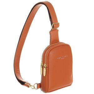 Inicat Vegan Leather Crossbody Bag